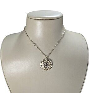 Saks Fifth Avenue Women's Gold tone Starburst Pendant Necklace NWT